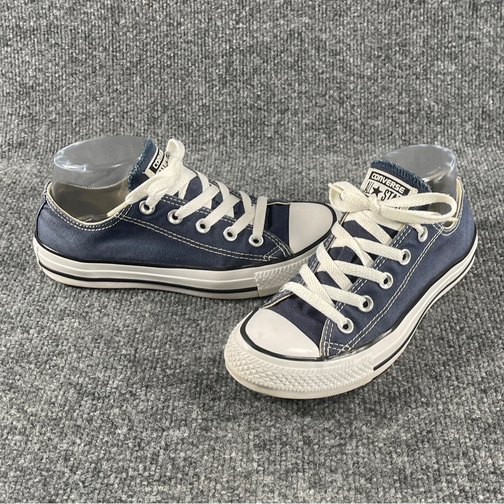 Converse Classic Low Top Sneakers in Navy and White